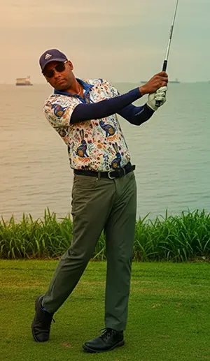 Golf swing moment